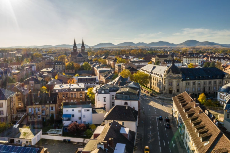 Immobiliengutachter Landau Pfalz Stadt Vogelperspektive